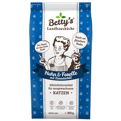 Bettys Landhausküche Katze Adult Trocken Huhn & Forelle