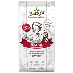 Bettys Landhausküche Katze Adult Trocken Rind pur
