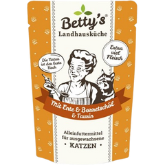 Bettys Landhausküche Katze FB Ente mit Borretschöl 100 g