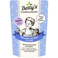 Bettys Landhausküche Katze FB Kitten Hühnchen mit Rind 100 g