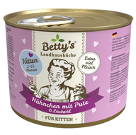 Bettys Landhausküche Katze Dose Kitten Hühnchen mit Pute 200 g
