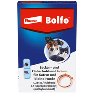 Bolfo Flohschutzhalsband kleiner Hund und Katze, 35 cm, braun