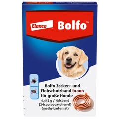 BOLFO Zecken- und Flohschutzband, große Hunde, 66 cm, braun