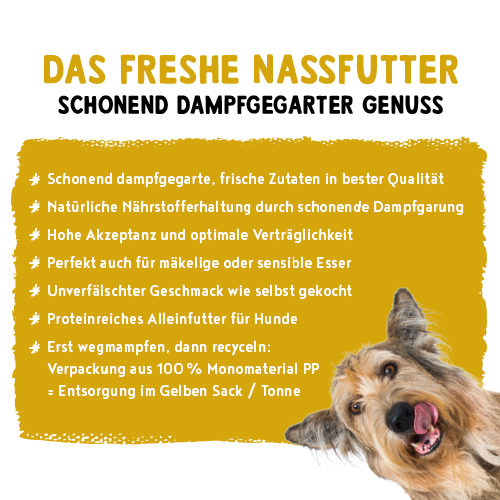 bosch Freshe Schnauze Nassfutter - Huhn mit Kürbis & Brokkoli 250 g