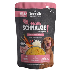 bosch Freshe Schnauze Nassfutter - Huhn mit Reis & Karotten 250 g