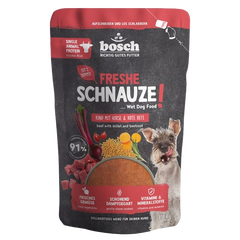 bosch Freshe Schnauze Nassfutter - Rind mit Hirse & Rote Bete 250 g
