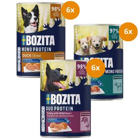 Bozita Dog Paté 400 g - Mix Sparpaket