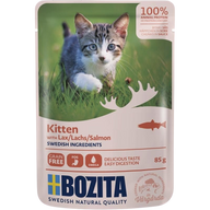 Bozita Häppchen in Soße für Kitten Lachs 85 g