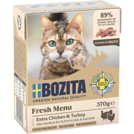 Bozita Häppchen in Soße Hühnchen & Pute 370 g