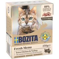Bozita Häppchen in Soße Hühnchen & Pute 370 g