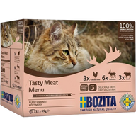 Bozita Tasty Meat Menu Häppchen in Gelee Multibox 1020 g