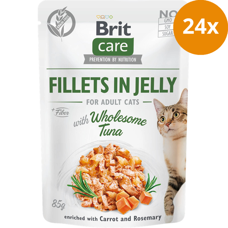 Brit Care Fillets in Jelly Tuna 85 g