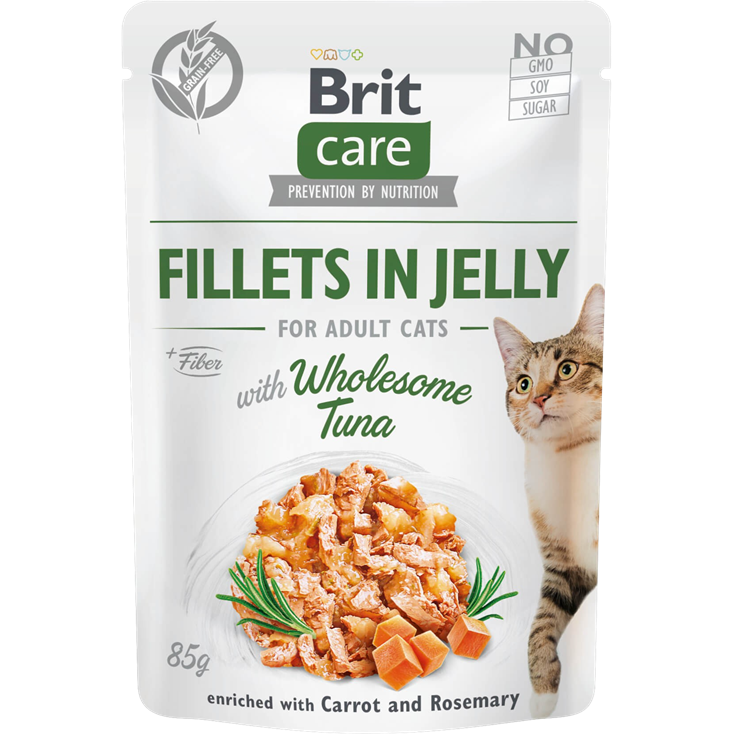 Brit Care Fillets in Jelly Tuna 85 g