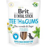 Brit Dog Snack Dental Stick Teeth & Gums - Chamomile & Sage 251 g