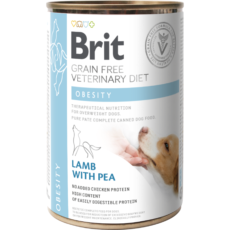 Brit Vet Dog Dose Obesity 400 g
