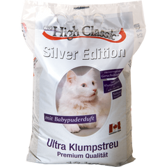 BTG Classic Cat Klumpstreu Silver Edition mit Babypuderduft