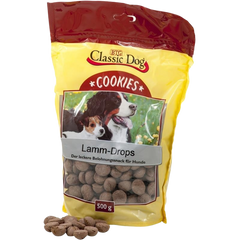 BTG Classic Dog Cookies Lamm–Drops 500 g