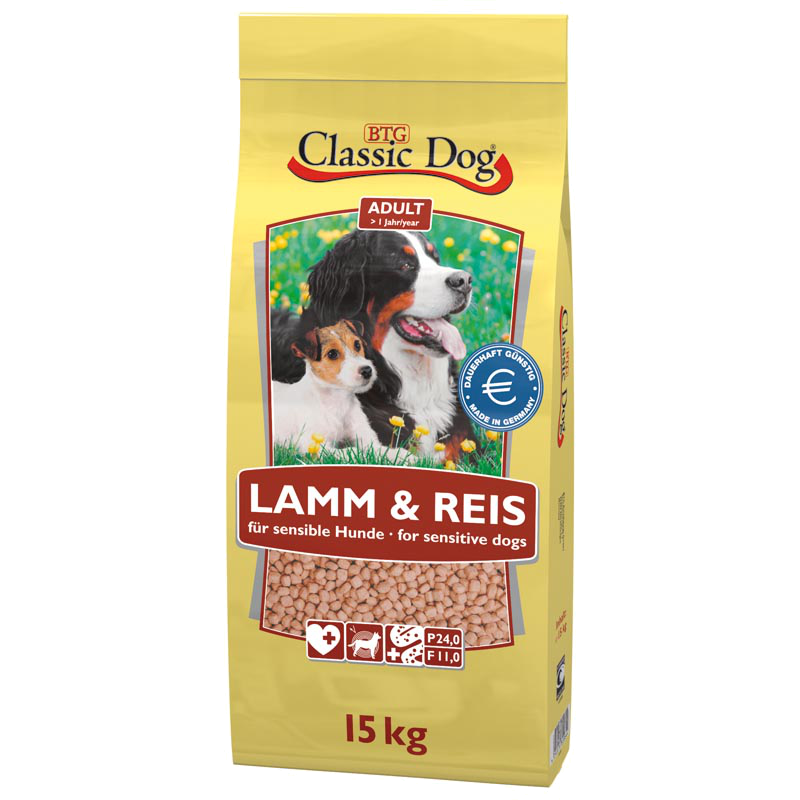 BTG Classic Dog Lamm & Reis
