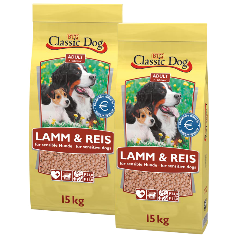 BTG Classic Dog Lamm & Reis