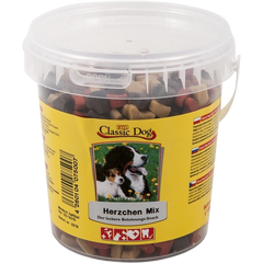 BTG Classic Dog Snack Eimer Herzchen Mix 500 g