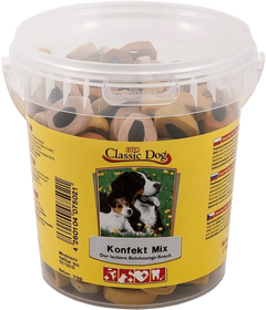 BTG Classic Dog Snack Eimer Konfekt Mix 500 g
