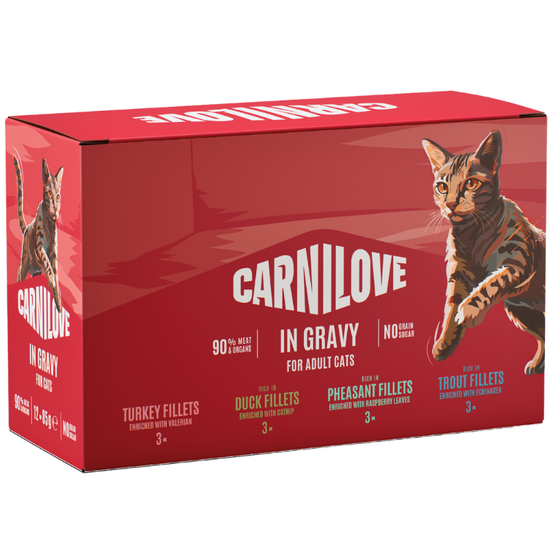 Carnilove Cat PB Gravy Multipack 12 x 85 g