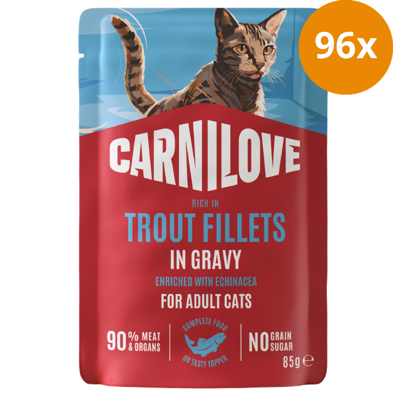 Carnilove Cat PB Gravy Trout 85 g