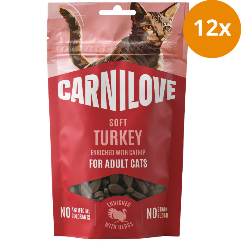Carnilove Cat Snack Soft Turkey with Catnip 50 g