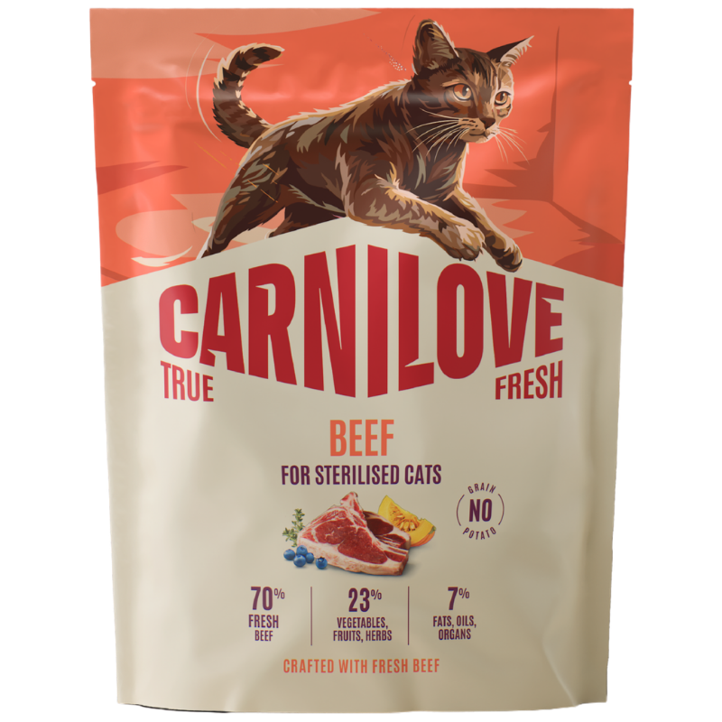 Carnilove Cat TrueFresh Adult sterili. Beef 400 g