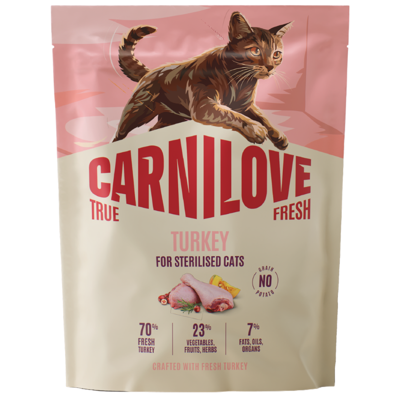 Carnilove Cat TrueFresh Adult sterili. Turkey 400 g