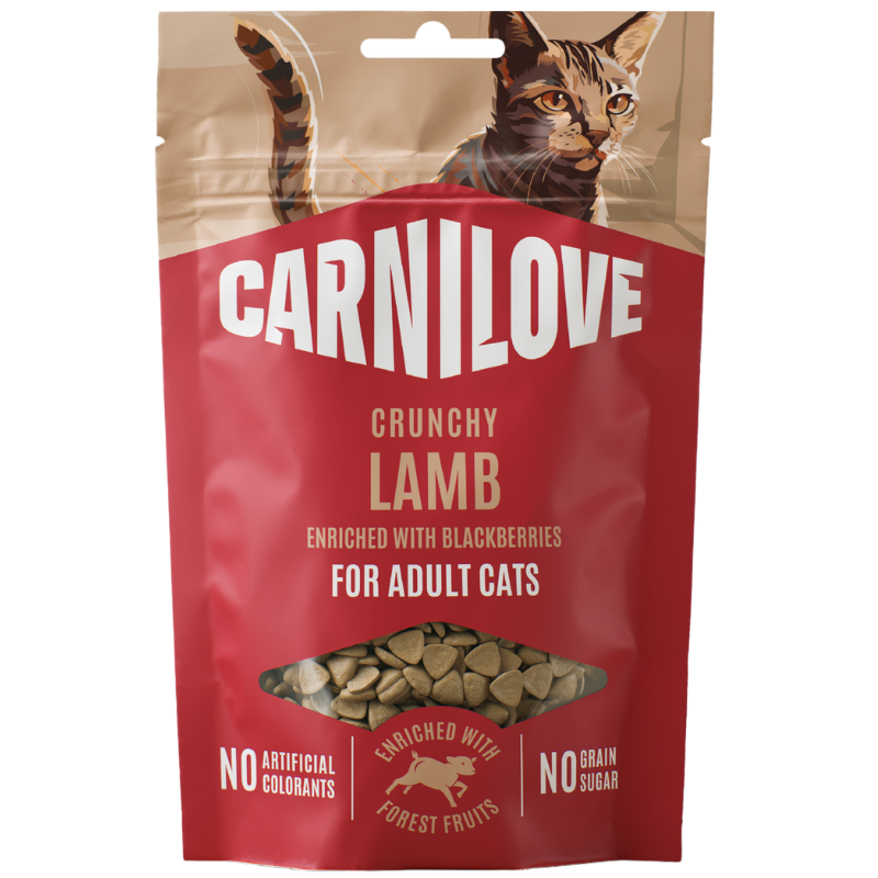 Carnilove Cat Snack Crunchy Lamb + Blackberries 50 g