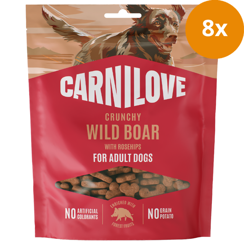 Carnilove Dog Snack Crunchy Wild Boar & Rose 200 g