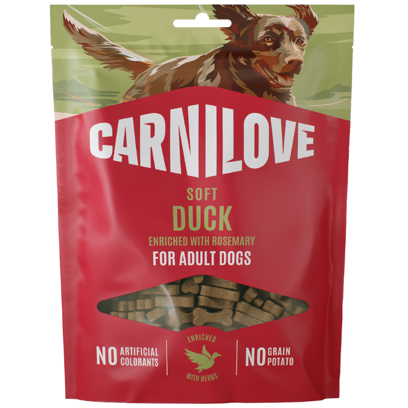 Carnilove Dog Snack Soft Duck & Rosemary 200 g