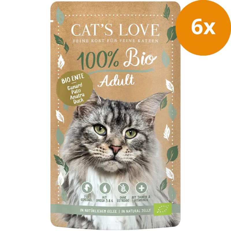 Cats Love PB Adult Bio Ente 100 g