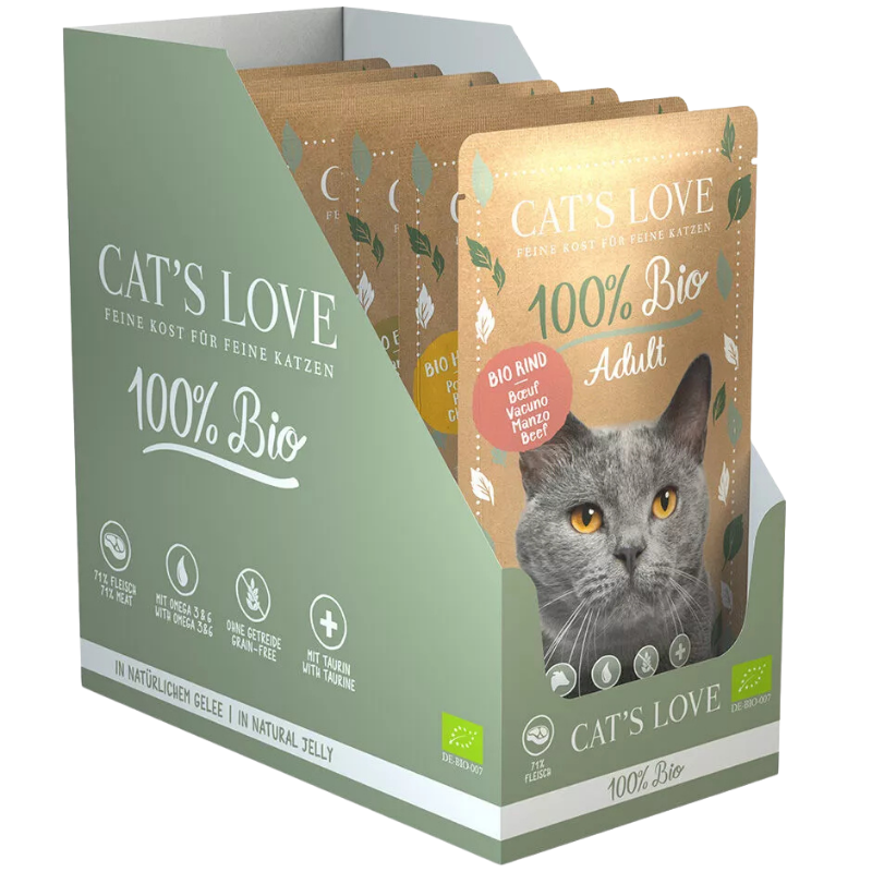Cats Love PB Adult Bio Multipack 6x100 g