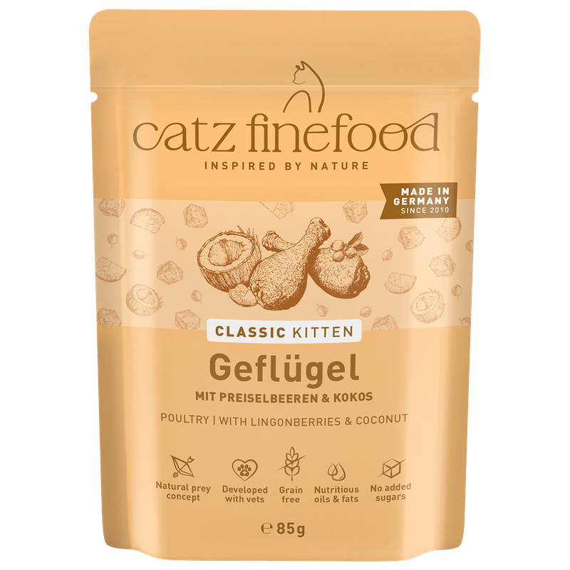 catz finefood Kitten No. 03 Geflügel 85 g