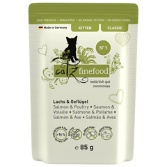 catz finefood CLASSIC KITTEN No. 05 Lachs & Geflügel 85 g