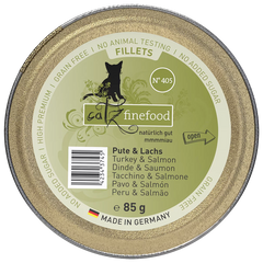 catz finefood Fillets No. 405 - Pute, Huhn & Lachs in Jelly 85 g