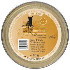 catz finefood Schale Fillets No. 407 Huhn & Kalb 85 g