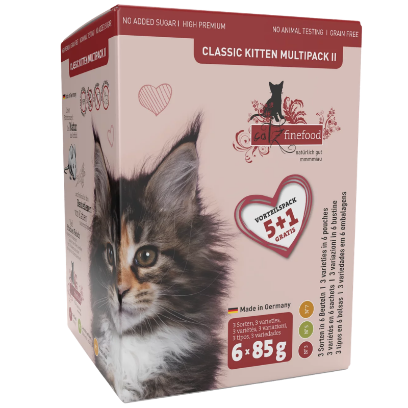 catz finefood Kitten MP II 6x85 g (5+1)