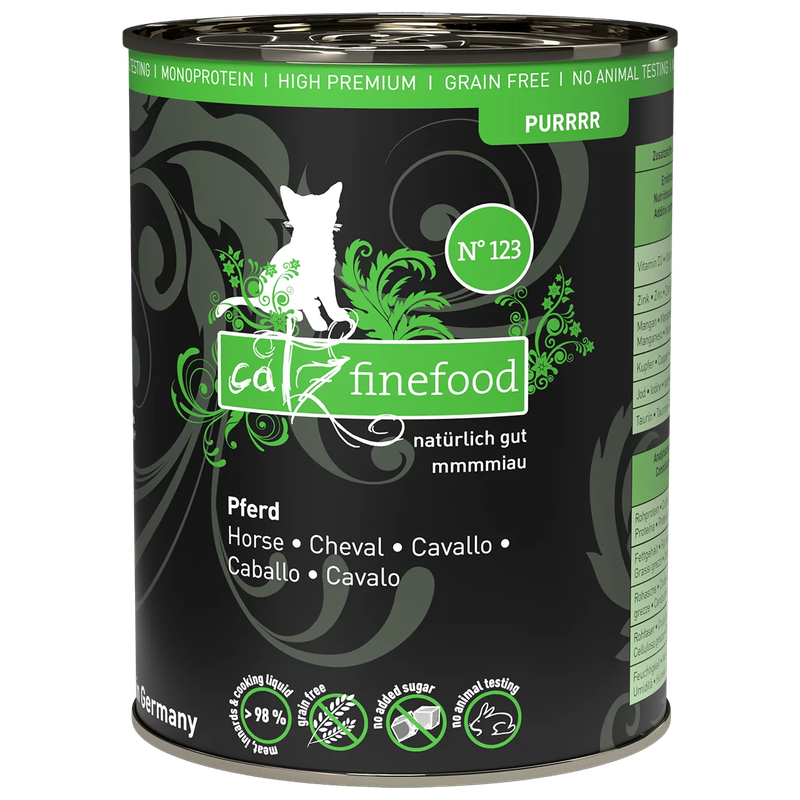 catz finefood Purrrr No. 123 Pferd 400 g
