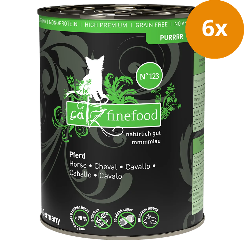 catz finefood Purrrr No. 123 Pferd 400 g