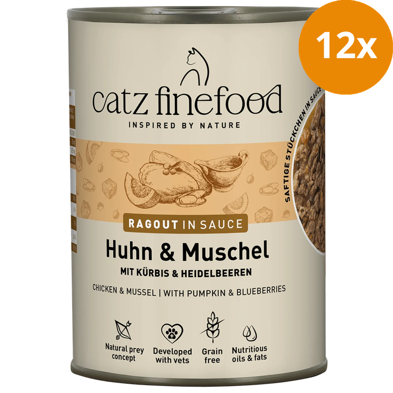 catz finefood Ragout No. 613 Huhn & Muschel 380 g