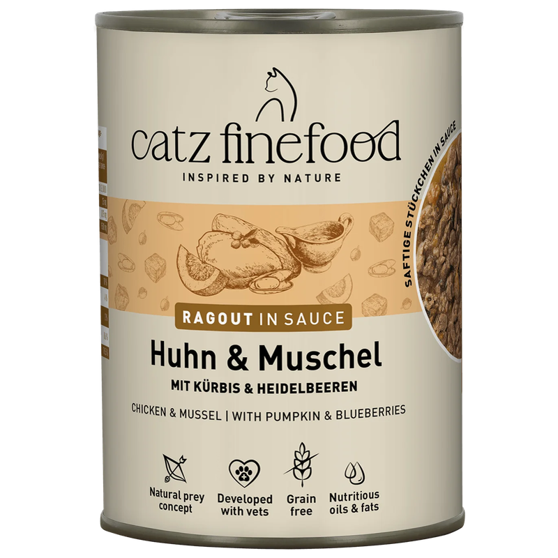 catz finefood Ragout No. 613 Huhn & Muschel 380 g