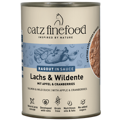 catz finefood Ragout No. 605 Lachs & Wildente 380 g