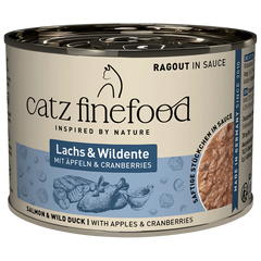 catz finefood Ragout No. 605 Lachs & Ente 190 g