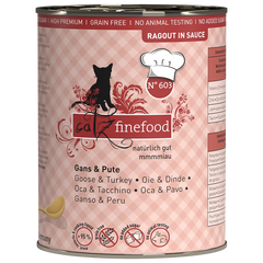 catz finefood Ragout No. 603 Gans & Pute 380 g