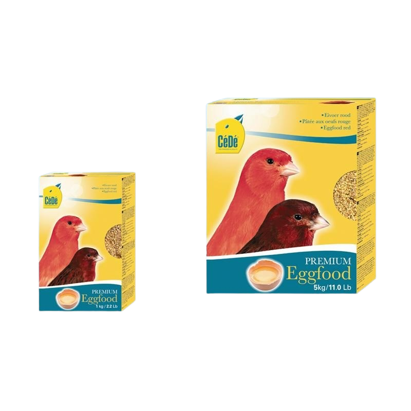 CéDé Eifutter für Kanarienvögel rot