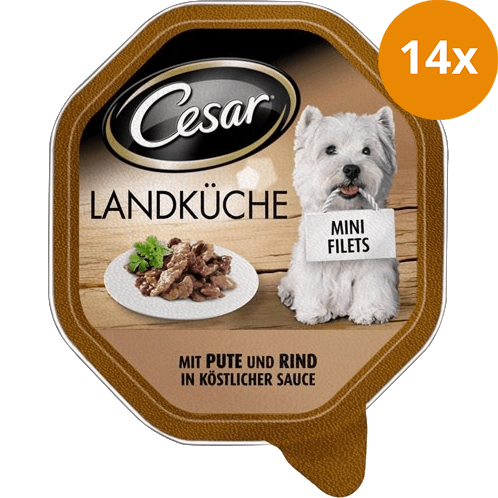 Cesar Landküche Pute & Rind 150 g