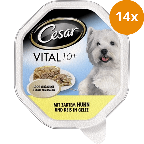 Cesar Vital 10+ Huhn & Reis 150 g
